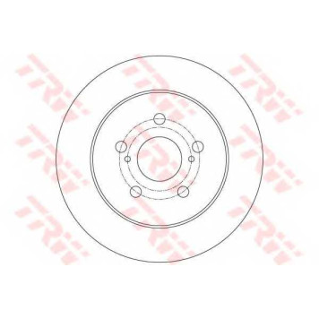 Тормозной диск TRW DF6145