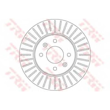 Тормозной диск TRW DF6198
