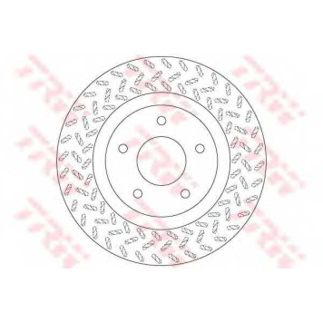 Тормозной диск TRW DF6206