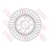 Тормозной диск TRW DF6229