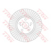 Тормозной диск TRW DF6234