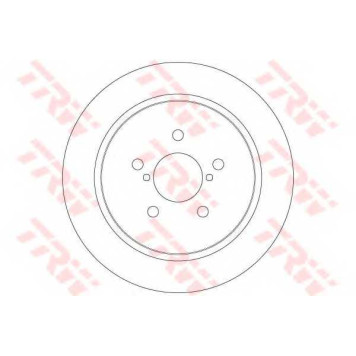 Тормозной диск TRW DF6290