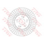 Тормозной диск TRW DF6432S