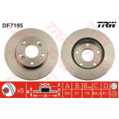 Тормозной диск TRW DF7195