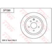 Тормозной диск TRW DF7369