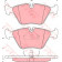 Колодки тормозные дисковые <b>TRW GDB1064 / 20968</b>