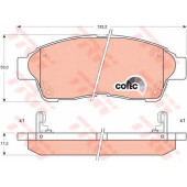 Колодки тормозные дисковые для TOYOTA CALDINA, CAMRY, CARINA E, CARINA, CELICA, COROLLA, CORONA, CRESTA, CROWN, CURREN, GAIA, MARK, RAV 4, SCEPTER, SPRINTER <b>TRW GDB1143 / 21601</b>