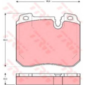 Колодки тормозные дисковые для BMW 7(E32) <b>TRW GDB1161 / 20309</b>
