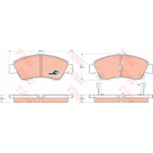 Колодки тормозные дисковые для HONDA BRIO, CAPA, CITY(GM), CIVIC(EG,EH,EJ,EK,EM1,MA,MB), JAZZ(GD,GE) <b>TRW GDB1164 / 21697</b>