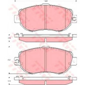 Колодки тормозные дисковые для LEXUS LS(UCF10) <b>TRW GDB1241 / 21490</b>