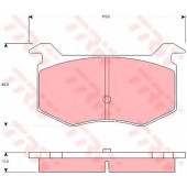 Колодки тормозные дисковые <b>TRW GDB1256</b>