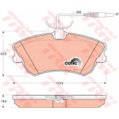 Колодки тормозные дисковые <b>TRW GDB1270</b>