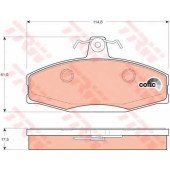 Колодки тормозные дисковые для SKODA FAVORIT Forman(785), FAVORIT(781,787), FELICIA(6U1,6U5,797) / VW CADDY(9U7) <b>TRW GDB1280 / 21662</b>