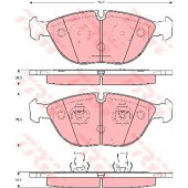 Колодки тормозные дисковые для AUDI A4, A8, TT / BMW 7, Z8 / CHRYSLER CROSSFIRE / MERCEDES C, CLK, E, S, SLK / VW GOLF, PASSAT <b>TRW GDB1285 / 21484</b>