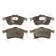Колодки тормозные дисковые для CHEVROLET ASTRA, CORSA, ZAFIRA(F75) / OPEL ASTRA(F07#, F08#, F35#, F48#, F67, F69#, F70, L08, L48), ZAFIRA(A05, F75#, P12) <b>TRW GDB1350 / 23057</b>