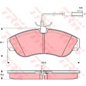 Колодки тормозные дисковые для CITROEN JUMPER(230,230L,230P) / FIAT DUCATO(230,230L,244,Z#) / PEUGEOT BOXER(230L,230P,244,ZCT#) <b>TRW GDB1426 / 21799</b>