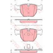 Колодки тормозные дисковые для LAND ROVER RANGE ROVER(LM) <b>TRW GDB1526 / 23397</b>