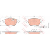 Колодки тормозные дисковые для AUDI A1, A3, TT / SKODA FABIA, OCTAVIA, RAPID, ROOMSTER, SUPERB, YETI / VW BEETLE, CADDY, CC, EOS, GOLF, JETTA, PASSAT, POLO, SCIROCCO, TOURAN <b>TRW GDB1550 / 23587</b>