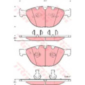 Колодки тормозные дисковые для BMW 5(E60,E61), 6(E63,E64), 7(E65,E66,E67) <b>TRW GDB1558 / 23791</b>