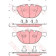 Колодки тормозные дисковые для BMW 5(E60,E61), 6(E63,E64), 7(E65,E66,E67) <b>TRW GDB1558 / 23791</b>