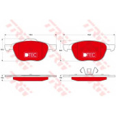 Колодки тормозные дисковые для FORD C-MAX, ECOSPORT, FOCUS, KUGA / MAZDA 3, 5, PREMACY / VOLVO C30, C70, S40, V40, V50 <b>TRW GDB1583DTE / 23723</b>