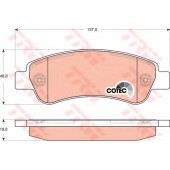 Колодки тормозные дисковые для CITROEN JUMPER / FIAT DUCATO(244,250,290) / PEUGEOT BOXER <b>TRW GDB1682</b>