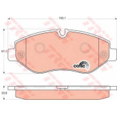 Колодки тормозные дисковые для MERCEDES M(W164), SPRINTER(906), VIANO(W639), VITO Mixto(W447), VITO(W447,W639) / VW CRAFTER(2E#,2F#) <b>TRW GDB1698 / 29192</b>