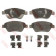 Колодки тормозные дисковые для FIAT DOBLO(119,223), PANDA(169) / OPEL ADAM, CORSA <b>TRW GDB1700 / 23705</b>