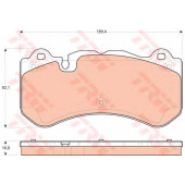 Колодки тормозные дисковые для MERCEDES CLS(C219), SL(R129,R230) <b>TRW GDB1710</b>