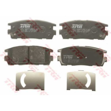 Колодки тормозные дисковые для CHEVROLET CAPTIVA(C100,C140), EQUINOX / OPEL ANTARA <b>TRW GDB1716 / 24498</b>-1