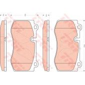 Колодки тормозные дисковые для MERCEDES CLS(C219), E(S211,W211), S(C216,W221), SL(R230) <b>TRW GDB1733 / 23960</b>