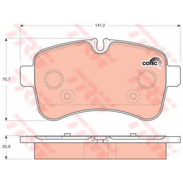Колодки тормозные дисковые <b>TRW GDB1748 / 29232</b>