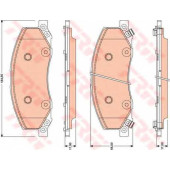 Колодки тормозные дисковые для OPEL INSIGNIA / SAAB 9-5(YS3G) <b>TRW GDB1781 / 24418</b>