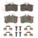 Колодки тормозные дисковые для AUDI TT(8N3) / CITROEN C3, DS3 / PEUGEOT 207(WA#,WC#,WD#,WK#) / RENAULT FLUENCE(L30#) / VW BORA(1J2,1J6), GOLF(1J5) <b>TRW GDB1813 / 20960</b>