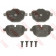 Колодки тормозные дисковые для BMW 5(F10,F11,F18), i8(I12), X3(F25), X4(F26), Z4(E89) <b>TRW GDB1840 / 24561</b>