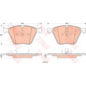 Колодки тормозные дисковые для BMW 5(F07), 7(F01,F02,F03,F04) <b>TRW GDB1915 / 24436</b>