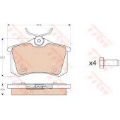 Колодки тормозные дисковые для CITROEN C3, C4 CACTUS, DS3 / PEUGEOT 2008, 207(WA#,WC#,WD#,WK#), 208 <b>TRW GDB1973 / 20960</b>