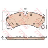 Колодки тормозные дисковые для PORSCHE CAYENNE(92A), MACAN(95B) <b>TRW GDB2004 / 24685</b>