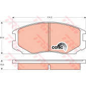 Колодки тормозные дисковые для MITSUBISHI COLT, GALANT, LANCER, MIRAGE <b>TRW GDB3046 / 21650</b>