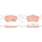 Колодки тормозные дисковые для TOYOTA AVENSIS(#T22#), CORONA <b>TRW GDB3163 / 21975</b>