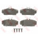 Колодки тормозные дисковые для NISSAN ALMERA(N16), PRIMERA(P11,W10,WP11) <b>TRW GDB3168 / 23463</b>