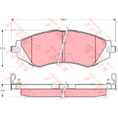 Колодки тормозные дисковые для CHEVROLET OPTRA(1J#), REZZO / DAEWOO LACETTI(J200), LEGANZA(KLAV), NUBIRA(KLAJ), REZZO(KLAU) / HYUNDAI TRAJET(FO) <b>TRW GDB3171 / 23234</b>