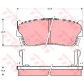 Колодки тормозные дисковые <b>TRW GDB3183</b>