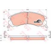 Колодки тормозные дисковые для MITSUBISHI DELICA, GALLOPER, GRANDIS, L 400 / SPACE GEAR, L 400, LANCER, OUTLANDER, PAJERO, SPACE RUNNER, SPACE <b>TRW GDB3200 / 21363</b>