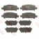 Колодки тормозные дисковые для SUBARU FORESTER(SF,SG), IMPREZA(GC,GD,GF,GFC,GG), LEGACY(B13#,BE,BH,BL,BP), OUTBACK(BE,BH) <b>TRW GDB3223 / 23572</b>