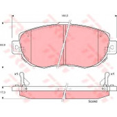 Колодки тормозные дисковые для LEXUS GS, IS SportCross, IS, SC / TOYOTA ALTEZZA GITA, ALTEZZA, ARISTO, CHASER, CRESTA, CROWN, MAJESTA, MARK, SUPRA <b>TRW GDB3235 / 21490</b>