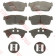 Колодки тормозные дисковые для DAIHATSU SIRION(M3#), YRV(M2) / NISSAN PIXO(UA0) / SUZUKI CARRY(FD) <b>TRW GDB3236 / 23507</b>