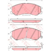 Колодки тормозные дисковые для ACURA INTEGRA / HYUNDAI HIGHWAY, SANTA FE(SM), TRAJET(FO) / SSANGYONG KYRON, REXTON(GAB#) <b>TRW GDB3244</b>