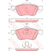 Колодки тормозные дисковые для NISSAN PRIMERA(P11,WP11) <b>TRW GDB3272 / 23159</b>
