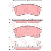 Колодки тормозные дисковые для KIA CARENS(FC), CERATO, CLARUS(GC,K9A), RIO(DC,DC#), SHUMA(FB) <b>TRW GDB3285 / 23873</b>